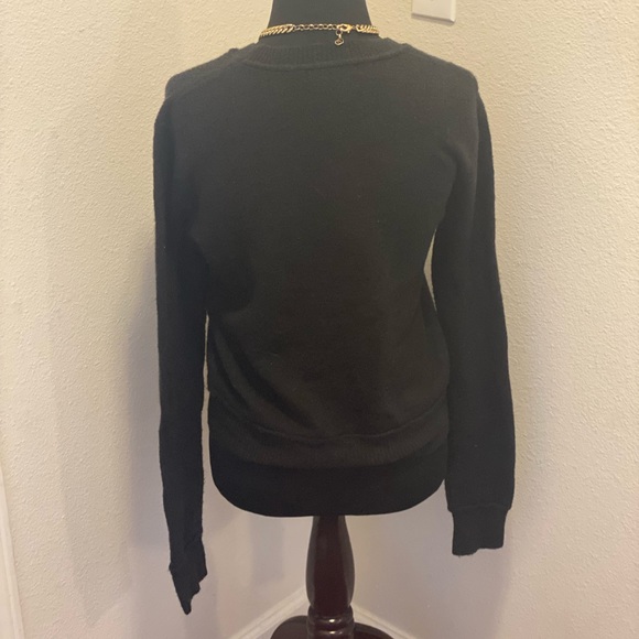 Olivaceous Black Soft Sweater Crewneck Size M - Picture 4 of 6